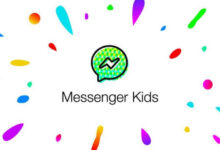 شعار تطبيق فيسبوك ماسنجر للأطفال