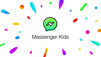 شعار تطبيق فيسبوك ماسنجر للأطفال
