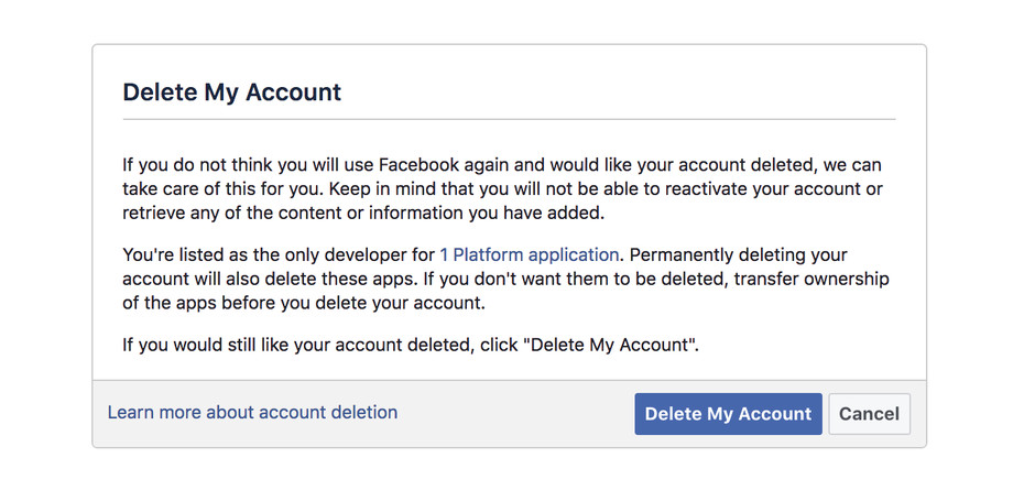 كيف تحذف حسابك على فيسبوك نهائياً
